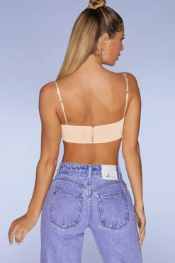 Oh Polly Women'S Clothing Sale - $65 And Under | Women'S Clothing Sale - $40 And Under^Embellished Strap Crop Top in Sand
