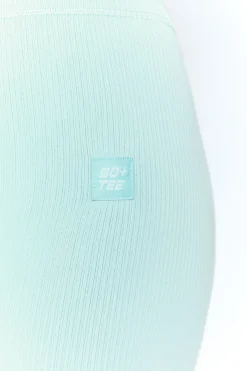 Oh Polly Women'S Clothing Sale - $65 And Under | Women'S Clothing Sale - $40 And Under^Energise Ribbed Tie Front Full Length Leggings in Light Blue