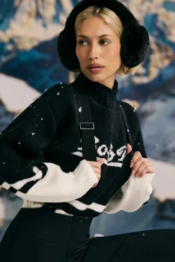 Oh Polly Gym Accessories^Faux-Fur Earmuffs in Black