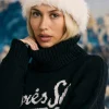 Oh Polly Gym Accessories^Faux-Fur Headband in Ice White IceWhite