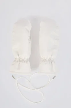 Oh Polly Gym Accessories^Faux-Leather Gloves in Ice White IceWhite