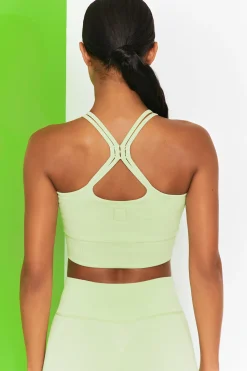 Oh Polly Women'S Clothing Sale - $65 And Under | Women'S Clothing Sale - $40 And Under^Feel Your Power Ribbed Racer Crop Top in Lime