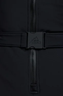 Oh Polly Coats^Fleece Lined Ski Suit in Black