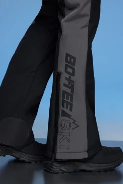 Oh Polly Coats^Fleece Lined Ski Suit in Black
