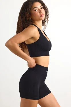 Oh Polly Women'S Clothing Sale - $65 And Under | Women'S Clothing Sale - $40 And Under^FlexiRib Mini Shorts in Black