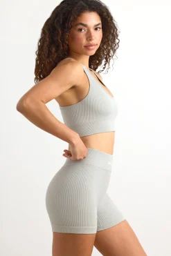 Oh Polly Women'S Clothing Sale - $65 And Under | Women'S Clothing Sale - $40 And Under^FlexiRib Mini Shorts in Grey