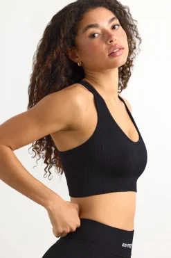 Oh Polly Women'S Clothing Sale - $65 And Under | Women'S Clothing Sale - $40 And Under^FlexiRib Racerback Sports Bra in Black
