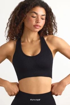 Oh Polly Women'S Clothing Sale - $65 And Under | Women'S Clothing Sale - $40 And Under^FlexiRib Racerback Sports Bra in Black