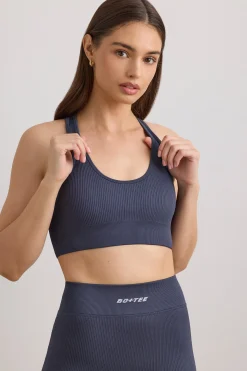 Oh Polly Women'S Clothing Sale - $65 And Under | Women'S Clothing Sale - $40 And Under^FlexiRib Wide Strap Sports Bra in Slate