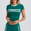 Oh Polly Matching Sets^Graphic T-Shirt in Varsity Green VarsityGreen