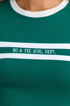Oh Polly Matching Sets^Graphic T-Shirt in Varsity Green VarsityGreen
