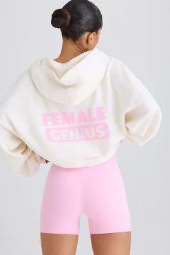 Oh Polly Sweatshirts^Graphic-Print Hoodie in White