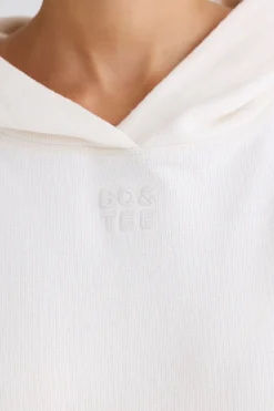 Oh Polly Sweatshirts^Graphic-Print Hoodie in White