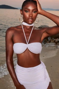 Oh Polly Women'S Clothing Sale - $40 And Under | Women'S Clothing Sale - $65 And Under^Halter Neck Crochet Crop Top in Lilac