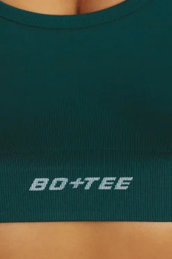 Oh Polly Matching Sets | Sports Bras^Halter Neck Define Luxe Sports Bra in Jade Green