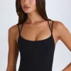 Oh Polly Co-Ords | Tops^Halterneck Corset Top in Black