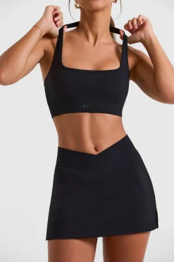 Oh Polly Matching Sets | Tops^Halterneck Crop Top in Black