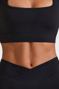 Oh Polly Matching Sets | Tops^Halterneck Crop Top in Black