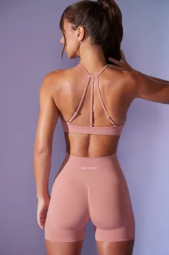 Oh Polly Matching Sets | Shorts^High Waist Define Luxe Mini Shorts in Dusty Mauve