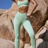 Oh Polly Matching Sets | Leggings^High Waist FlexiRib Leggings in Mint Green MintGreen
