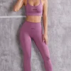 Oh Polly Matching Sets | Leggings^High Waist Seamless Leggings in Mauve