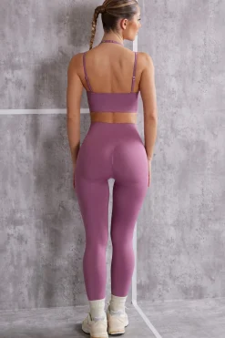 Oh Polly Matching Sets | Leggings^High Waist Seamless Leggings in Mauve