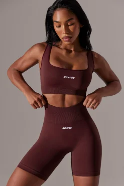 Oh Polly Women'S Clothing Sale - $65 And Under | Women'S Clothing Sale - $40 And Under^High Waist Super Sculpt Biker Shorts in Burgundy