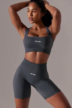 Oh Polly Matching Sets | Shorts^High Waist Super Sculpt Biker Shorts in Grey