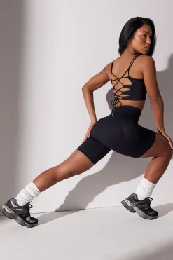 Oh Polly Matching Sets | Shorts^High Waist Super Sculpt Biker Shorts in Black