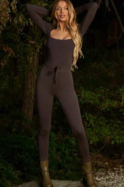 Oh Polly Women'S Clothing Sale - $65 And Under | Women'S Clothing Sale - $40 And Under^High Waisted Leggings in Brown
