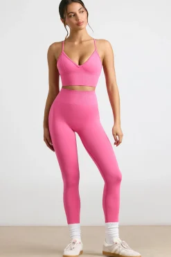 Oh Polly Matching Sets | Leggings^High-Waist Define Luxe Leggings in Hot Pink