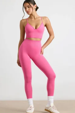 Oh Polly Matching Sets | Leggings^High-Waist Define Luxe Leggings in Hot Pink