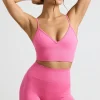 Oh Polly Matching Sets | Shorts^High-Waist Define Luxe Mini Shorts in Hot Pink