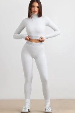 Oh Polly Women'S Clothing Sale - $65 And Under | Women'S Clothing Sale - $40 And Under^High-Waist Leggings in Grey Marl GreyMarl
