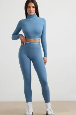 Oh Polly Women'S Clothing Sale - $65 And Under | Women'S Clothing Sale - $40 And Under^High-Waist Leggings in Steel Blue SteelBlue