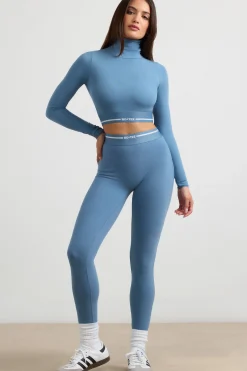Oh Polly Women'S Clothing Sale - $65 And Under | Women'S Clothing Sale - $40 And Under^High-Waist Leggings in Steel Blue SteelBlue