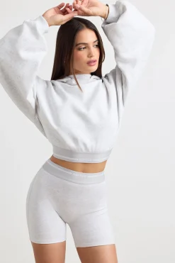 Oh Polly Women'S Clothing Sale - $65 And Under | Women'S Clothing Sale - $40 And Under^High-Waist Mini Shorts in Grey Marl GreyMarl