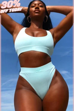 Oh Polly Women'S Clothing Sale - $65 And Under | Women'S Clothing Sale - $40 And Under^Home Comforts High Waisted Thong in Mint