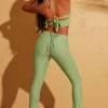 Oh Polly Women'S Clothing Sale - $65 And Under | Women'S Clothing Sale - $40 And Under^Lace Up Back Petite Trousers in Green