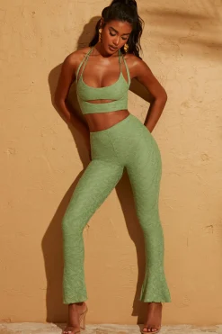 Oh Polly Women'S Clothing Sale - $65 And Under | Women'S Clothing Sale - $40 And Under^Lace Up Back Petite Trousers in Green