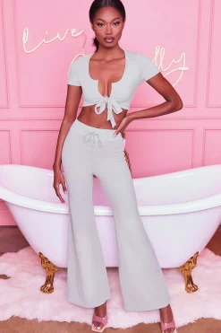 Oh Polly Women'S Clothing Sale - $65 And Under | Women'S Clothing Sale - $40 And Under^Laid Back Wide Leg Trousers in Grey