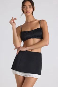 Oh Polly Women'S Clothing Sale - $65 And Under | Women'S Clothing Sale - $40 And Under^Layered Mid-Rise Mini Skirt in Black