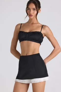 Oh Polly Women'S Clothing Sale - $65 And Under | Women'S Clothing Sale - $40 And Under^Layered Mid-Rise Mini Skirt in Black