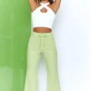 Oh Polly Women'S Clothing Sale - $65 And Under | Women'S Clothing Sale - $40 And Under^Life Petite Wide Leg Joggers in Lime