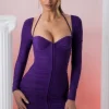 Oh Polly Women'S Clothing Sale - $65 And Under | Women'S Clothing Sale - $40 And Under^Long Sleeve Mini Dress in Violet