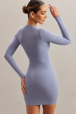 Oh Polly Women'S Clothing Sale - $65 And Under | Women'S Clothing Sale - $40 And Under^Long Sleeve Mini Dress in Blue