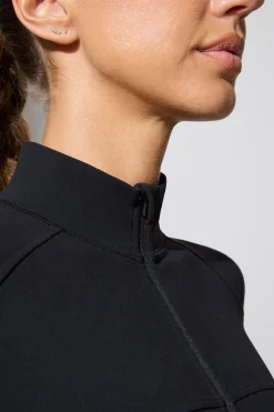 Oh Polly Matching Sets | Tops^Long Sleeve Zip Up Jacket in Black