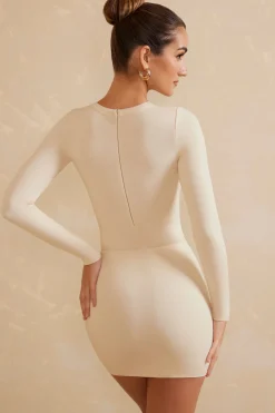 Oh Polly Women'S Clothing Sale - $65 And Under | Women'S Clothing Sale - $40 And Under^Low Rise Bodycon Mini Skirt in Ivory