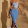 Oh Polly Women'S Clothing Sale - $65 And Under | Women'S Clothing Sale - $40 And Under^Low Rise Maxi Skirt in Dark Blue DarkBlue