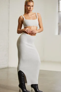 Oh Polly Women'S Clothing Sale - $65 And Under | Women'S Clothing Sale - $40 And Under^Low Rise Maxi Skirt in Grey